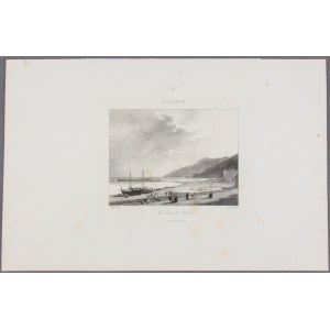 Jean Baptiste Isabey (1767-1855). Il porto di Salerne, 1822