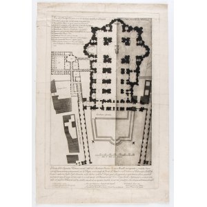 Pianta della Sagrestia Vaticana secondo l'idea dell'Architetto Imolese Cosimo Morelli, 18th century