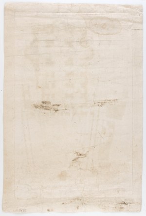 Pianta della Sagrestia Vaticana secondo l'idea dell'Architetto Imolese Cosimo Morelli, XVIII wiek