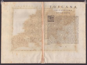 Girolamo Ruscelli (ok. 1518-1566). Toscana Nuova Tavola, 1561 ok.