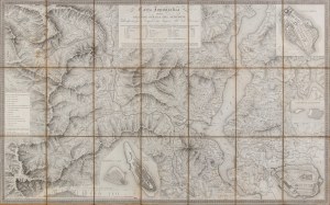 Carta topografica della grande strada del Sempione e valli adjacenti fino a Brigg, del Lago Maggiore e delle Isole. Borrome, 1810 ca.