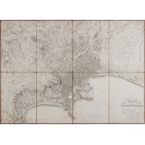 Pianta della citta di Napoli e de'suoi contorni, delineata ed incisa nel reale Officio topografico della guerra, Naples 1853