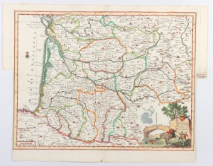 Giovambattista Albrizzi (1698-1777). Carta Geografica Del Governo Di Guienna e Guascogna, Venise 1740