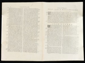 Vincenzo Maria Coronelli (1650-1718). Parte Meridionale del Regno D'Inghilterra (Südlicher Teil des Königreichs England)