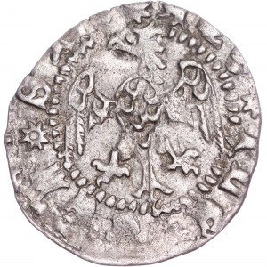Akwileja. Antonio II Panciera, patriarcha 1402-1412 n.e. AR Denaro