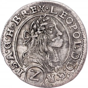 Leopoldo I. (1657-1705) 2 Kreuzer 1673 KB