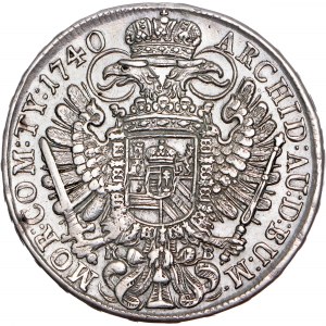 Karel VI. (1711-1740) Thaler 1740 KB