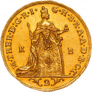 Ród Habsburgów - Maria Teresa (1740-1780) 2 dukaty 1765 KB