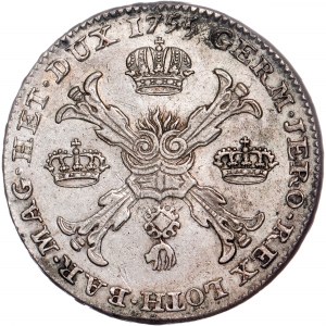 Habsburský rod - František I. Stefan (1745-1765) Thaler 1755 Antverpy