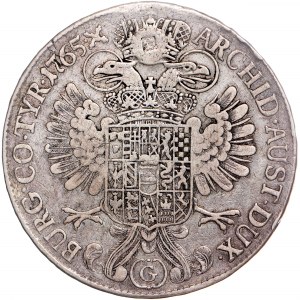 Habsburský rod - Mária Terézia (1740-1780) Thaler 1765 S.C.