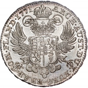 Ród Habsburgów - Maria Teresa (1740-1780) Thaler 1771 Brüssel