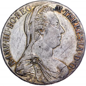 Habsburský rod - Mária Terézia (1740-1780) Thaler 1780 ST SF
