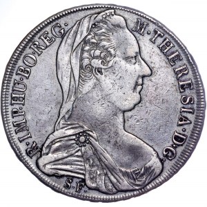 Habsburský rod - Mária Terézia (1740-1780) Thaler 1780 S.F.