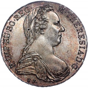 Habsburský rod - Mária Terézia (1740-1780) Thaler 1780 S.F.