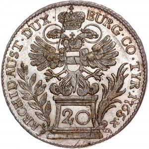 Ród Habsburgów - Maria Teresa (1740-1780) 20 Kreuzer 1765 Wiedeń