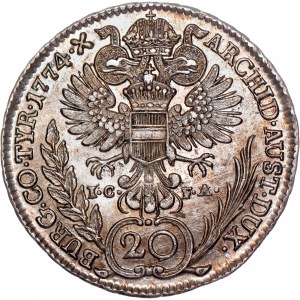 Dom Habsburgów - Maria Teresa (1740-1780) 20 Kreuzer 1774 IC-FA