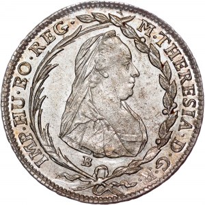 Habsburský rod - Mária Terézia (1740-1780) 20 Kreuzer 1778 B//S.K.-P.D.