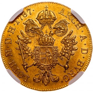 Rod Habsburgovcov - Jozef II. (1765-1790) Ducat 1787 A