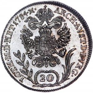 Dom Habsburgów - Józef II. (1765-1790) 20 Kreuzer 1784 B