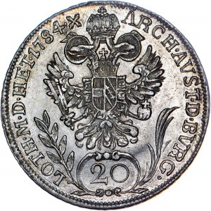 Dom Habsburgów - Józef II. (1765-1790) 20 Kreuzer 1784 G