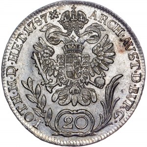 Rod Habsburgovcov - Jozef II. (1765-1790) 20 Kreuzer 1787 B