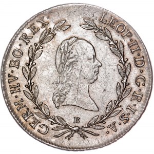 Habsburský rod - Leopold II. (1790-1792) 20 Kreuzer 1791 B