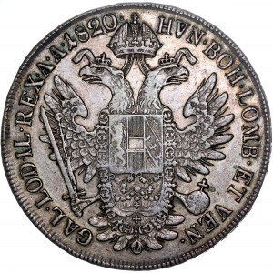 House of Habsburg - Franz I. (1792 -1835) Thaler 1820 M