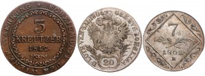Habsburgovci - František I. (1792 -1835) 7 kniežacích krížov 1802 B, 20 kniežacích krížov a 1812 3 kniežacie kríže O
