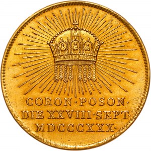 Dom Habsburgów - Ferdynand I (1835-1848) 1 ¾ Dukat 1830 Złoty żeton