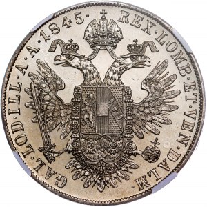 Ród Habsburgów - Ferdynand I (1835-1848) Thaler 1845 A