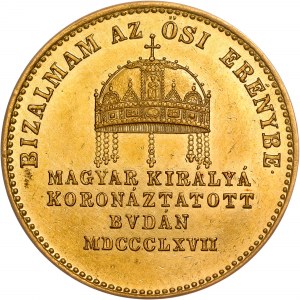 Dom Habsburgów - Franciszek Józef I (1848-1916) 1 ¾ Dukat 1867 A