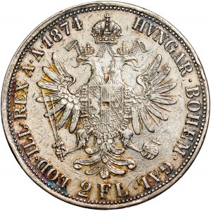 House of Habsburg - Franz Joseph I. (1848-1916) 2 Gulden 1874