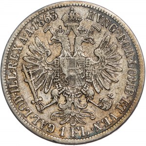 Maison de Habsbourg - François-Joseph Ier (1848-1916) Gulden 1863 A