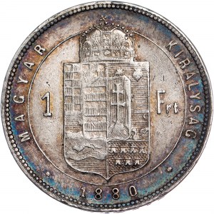 Ród Habsburgów - Franciszek Józef I (1848-1916) Gulden 1880 KB
