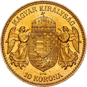 Ród Habsburgów - Franciszek Józef I (1848-1916) 10 Korona 1912 KB