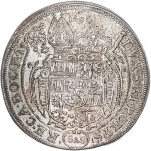 Olmütz - Karol II Lichtenštajnský (1664-1695) XV Kreutzer 1694 Kremsier