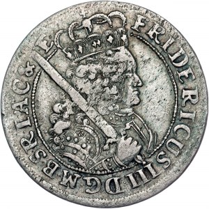 Państwa niemieckie - Prusy. Fryderyk III. Ort (18 groszy) 1699, Królewiec