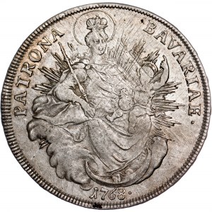 German States - Maximilian III Joseph - 1 Thaler 1768