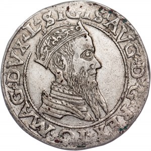 Pologne - Sigismond II August Czworak 1566 Vilnius
