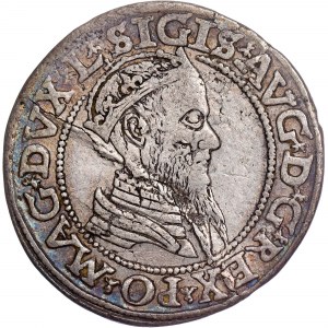 Pologne - Sigismond II August Czworak 1566 Vilnius