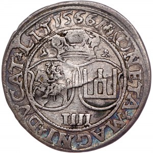 Polen - Sigismund II August Czworak 1566 Vilnius