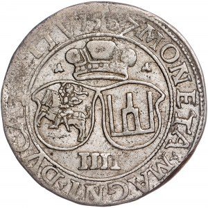 Pologne - Sigismond II August Czworak 1567 Vilnius