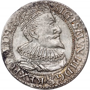 Pologne - Sigismond III Vasa 6 Groschen 1596 Marienburg
