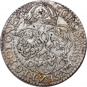 Polonia - Sigismondo III Vasa 6 Groschen 1596 Marienburg