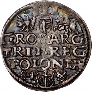 Pologne - Stefan Batory. Trojak (3 grosze) 1584 Posen