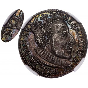 Polen - Sigismund III. Vasa Groschen (Trojak) 1588 ID