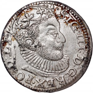 Polen - Sigismund III. Vasa Groschen (Trojak) 1589 GE