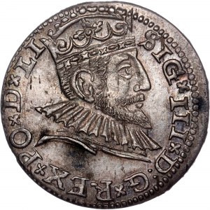 Pologne - Sigismond III Vasa Groschen (Trojak) 1591 GE