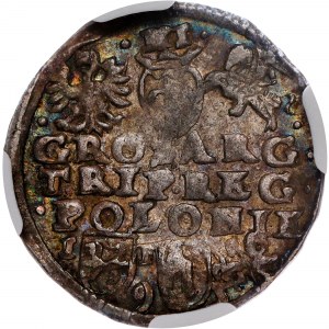 Polsko - Zikmund III Vasa Groschen (Trojak) 1595 IF