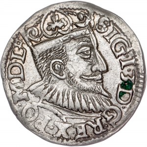 Pologne - Sigismond III Vasa Groschen (Trojak) 1595 Wschowa